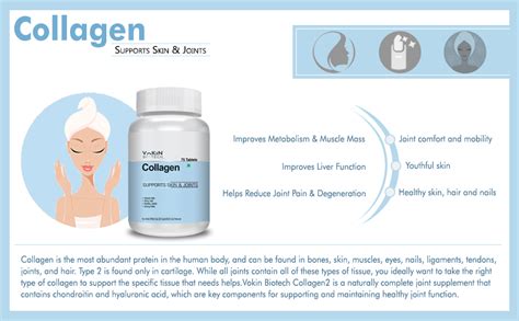 Vokin Biotech Collagen Complex Formulas Type 2 (For Skin & Joint ...