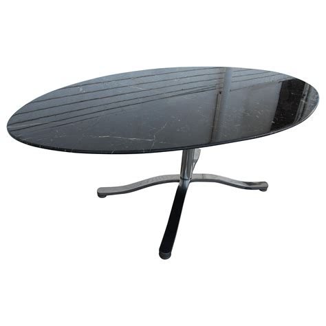 Oval Marble Dining Table at 1stDibs