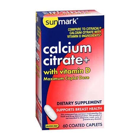 21st Century Calcium Citrate / Vitamin D Joint Health Supplement