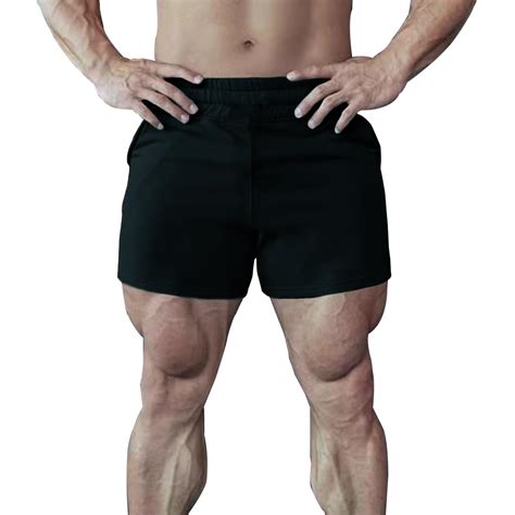 Buy Muscle Alive Mens Workout Shorts Gym with 5" Inseam for Fitness ...