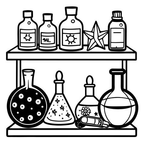 Science Lab Coloring Pages 的图像结果