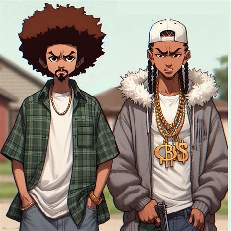 Huey Boondocks Sorrindo