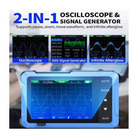 FNIRSI DSO-510 2-in-1 Oscilloscope & Signal Generator DSO-510 Mini – REES52