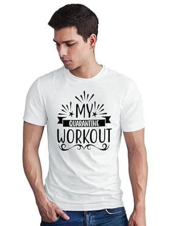 Buy SeekBuyLove My Quarantine Workout T Shirt, Funny Gym Tee, Home ...