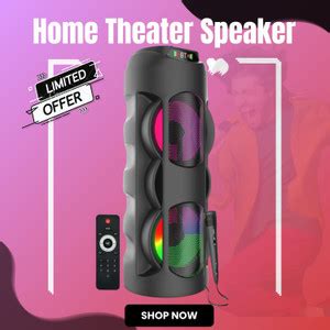 Buy Clairbell Party Speaker with Wireless Bluetooth Speakers RGB Light ...