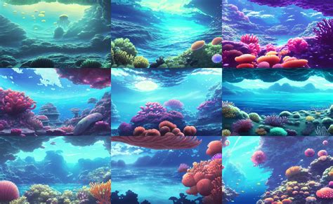 an underwater civilization created by orcas, | Stable Diffusion | OpenArt