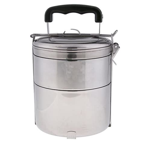 ⚡️Buy Maxbell Stainless Steel Thermal Insulated Stackable Lunch Bento ...