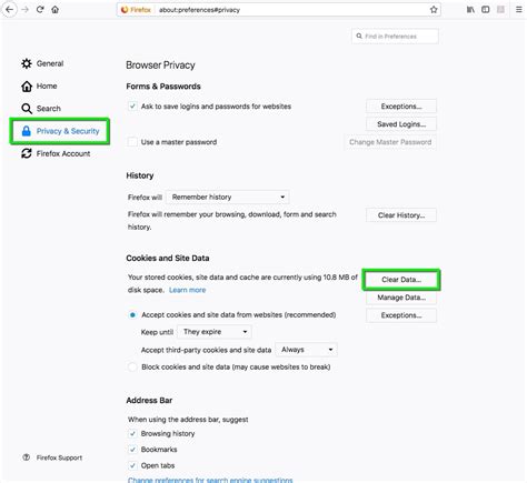 Image result for Clear Cache Firefox-Browser
