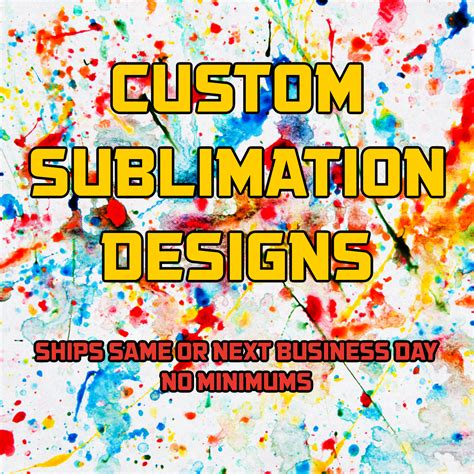 Custom Sublimation Print Transfer – Tea-Shirt Shoppe