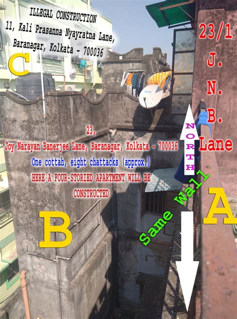 Apprehending as usual illegal construction at Baranagar, West Bengal ...