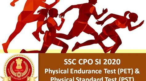 SSC CPO SI 2020 Physical Efficiency Test (PET) & Physical Standard Test ...