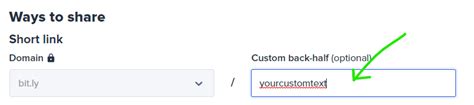 Image result for Customizing Bit.ly Links