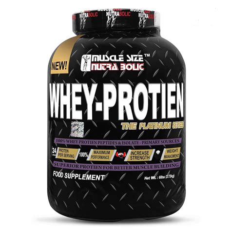 MUSCLE SIZE 100% WHEY PROTEIN PEPTIDES & ISOLATE-PRIMARY SOURCES ...
