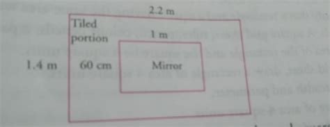13.The centre of a is occupied by a mirror.The rest of the wall is ...