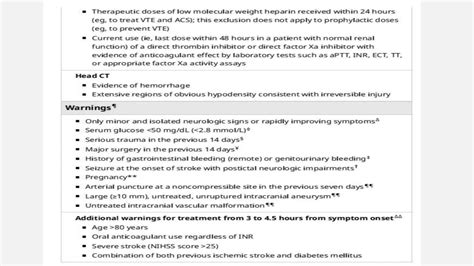 Focal Neurological Deficits