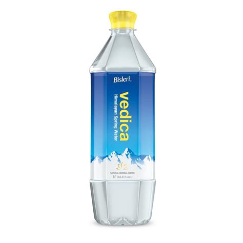 Vedica Natural Himalayan Mineral Water Bottle 1 Ltr : Amazon.in ...