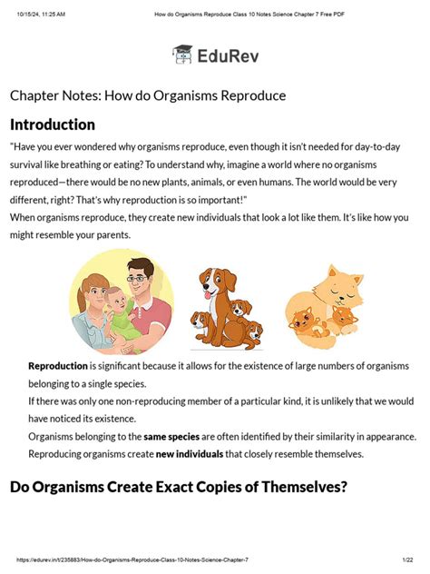 Class 10 Chapter How Do Organisms Reproduce with Notes 的图像结果