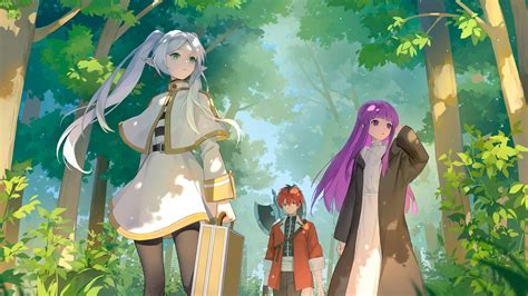 Frieren Forest Adventure Anime Wallpaper 4K | 3840x2160 | Wallpaper Alchemy