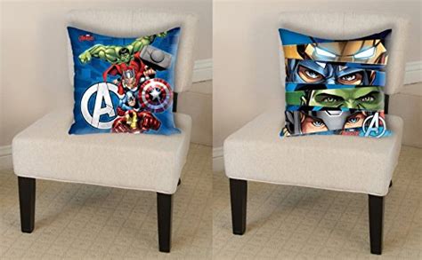 Buy Athom Living Marvel Avengers 2 Piece Polyester Cushion Cover Set ...