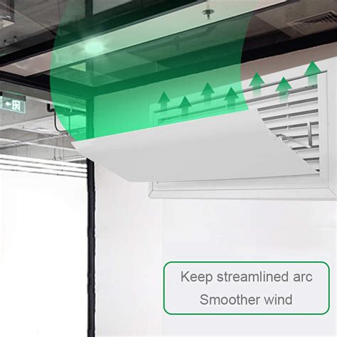 ZHANGZHIYUA Air Conditioner Deflecto with Safety Air Deflector Vent ...