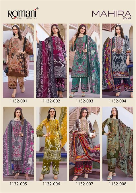 Romani Mahira Vol 7 Cotton Printed Dress Material Collection