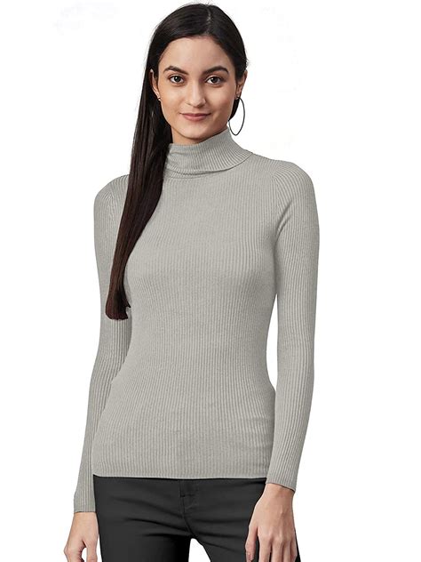 Buy IndiCrafts Women's Woollen Warm Full Sleeves High Neck/Inner/Skivvy ...