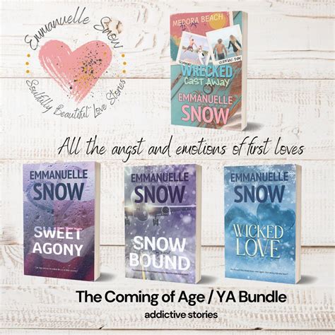 YA / coming of age Book Bundle by Emmanuelle Snow - Author Emmanuelle ...