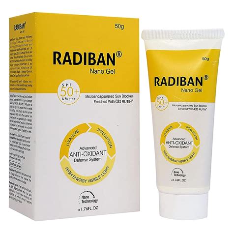 Radiban SPF 50+ Nano Gel | Uses, Side Effects, Price | Apollo Pharmacy