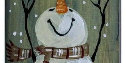 " Frosty WOODEN SIGN - Painting Class!, Paint and Vino, Pawtucket, 25 ...