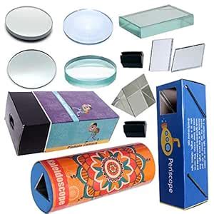 Buy THE CURIOUS BRAIN® Educational Lens, Mirror, Glass SLABE, Prism Set ...