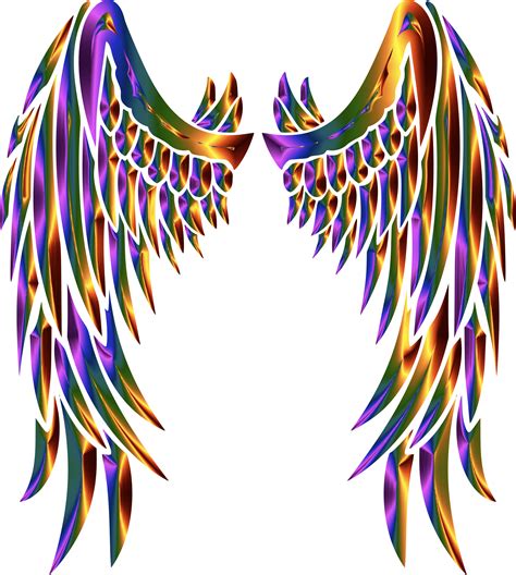 Big Image - Angel Wings Vector Png Clipart - Full Size Clipart (#318445 ...