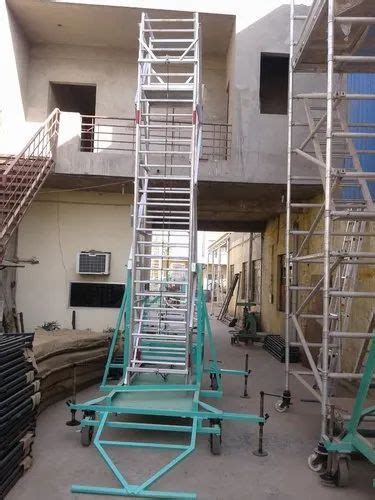 Telescopic Tower Ladder - Aluminum Tiltable Tower Ladder Manufacturer ...