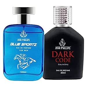 Buy John Phillips Men & Women BLUE SPORTZ & DARK CODE | Long Lasting ...