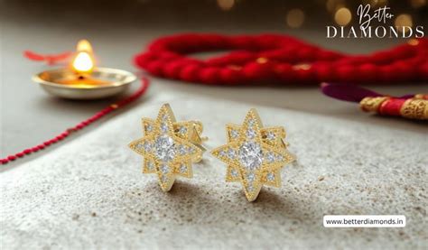 Best Rakhi Gift: Lab Grown Diamond Earrings For Sister