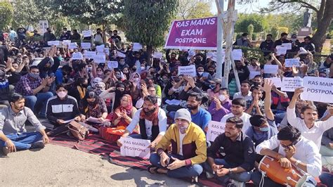 Demand for postponement of RAS main exam started intensifying Mahapadav ...