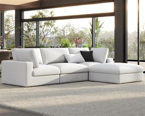 Amazon.com: PaPaJet 114-Inch Cloud Sectional Sofa, Oversized Down ...