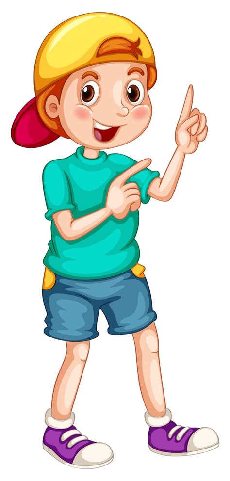 Kid pointing cartoon Images - Free Download on Freepik