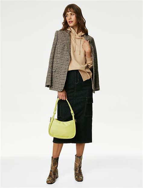 Buy Pure Cotton Longline Hoodie at Marks & Spencer