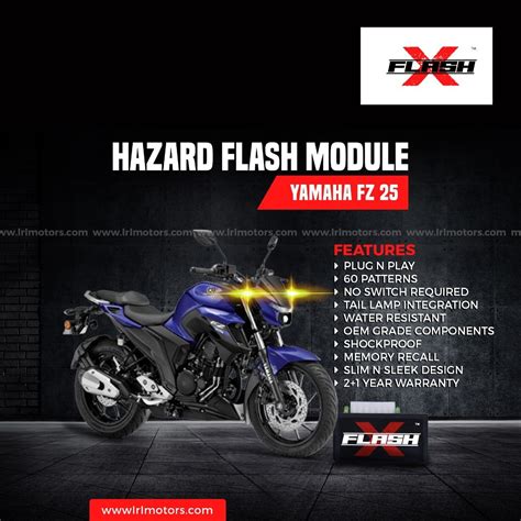 Yamaha FZ 25 BS6 Flash X Hazard Flash Module, Blinker,Flasher – LRL Motors