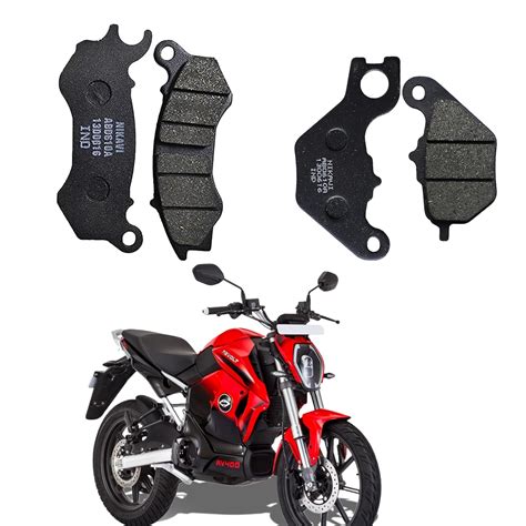 NIKAVI DP16 + DPCS3 Brake Disc Pad Compatible for Revolt RV400 (Front ...