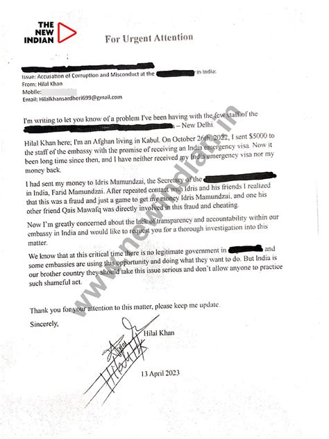 EXC: Afghan envoy & team accused of cheating visa seekers THE NEW ...