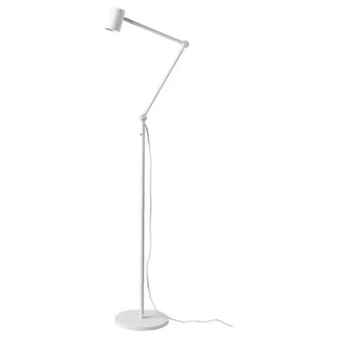 IKEA NYMANE Floor/reading lamp, white | IKEA Floor Lamps | Eachdaykart ...