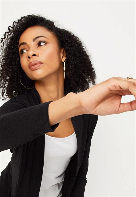 Buy Women Solid Open-Front Shrug Online at just Rs. 499.0 ...