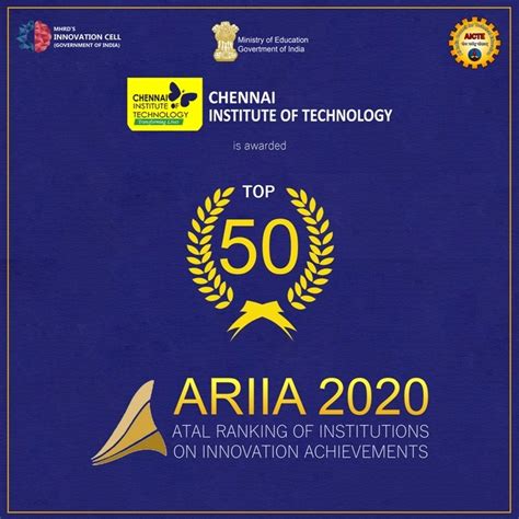 Awards and Recognition - Chennai Institute of Technology