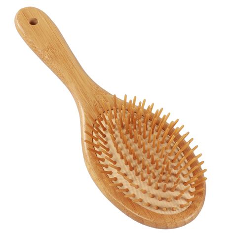 Buy Fani Wooden Bristle Hair Brush Anti-Static Paddle Hairbrushes ...