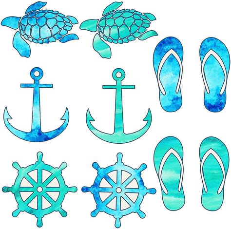 Buy LEIFIDE 10 Pcs Turtle Car Magnets Set Cruise Door Magnet Flip Flop ...