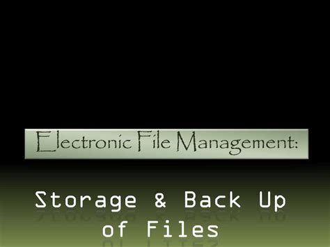 Electronic File Management 的图像结果