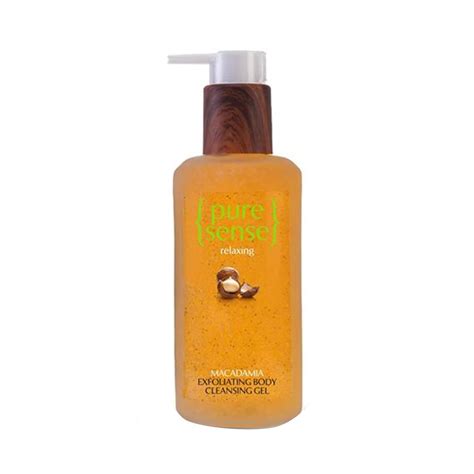 Buy Pure Sense Relaxing Macadamia Exfoliating Body Cleansing Gel (200ml ...
