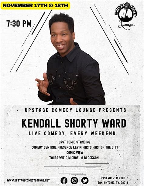 Kendall "Shorty" Ward Comedy Show, 4441 Walzem Rd, San Antonio, 18 ...