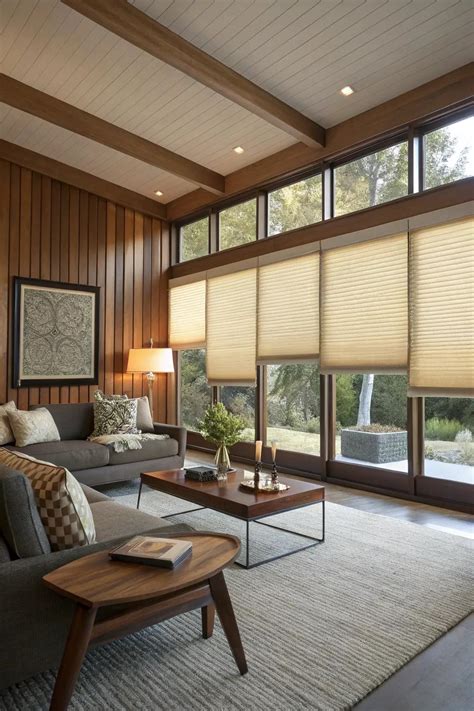 21+ Stylish Mid-Century Modern Window Treatments